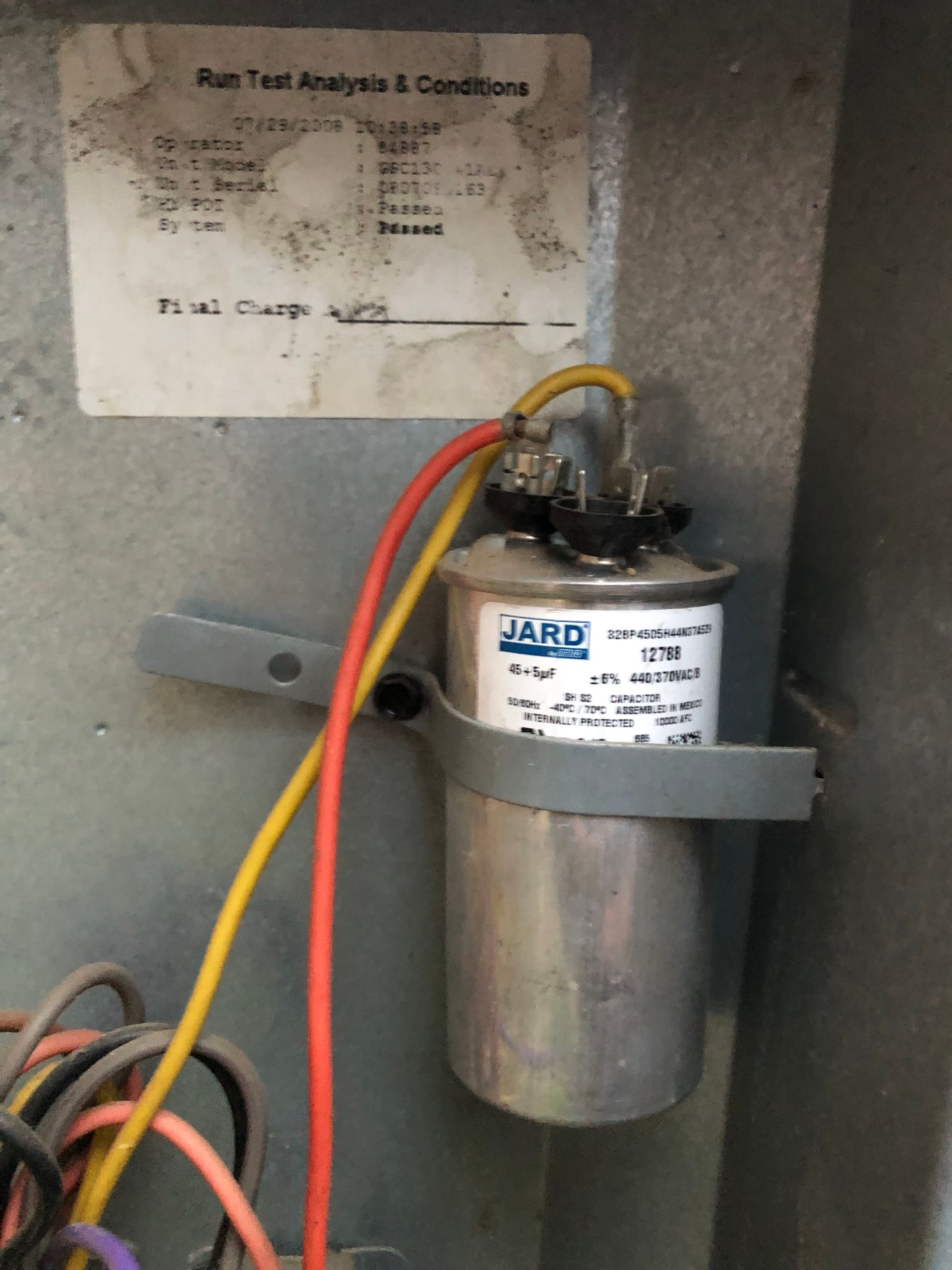 Gallery photos for AC Capacitor Replacement on a Goodman Unit That Stopped Cooling: Image #1