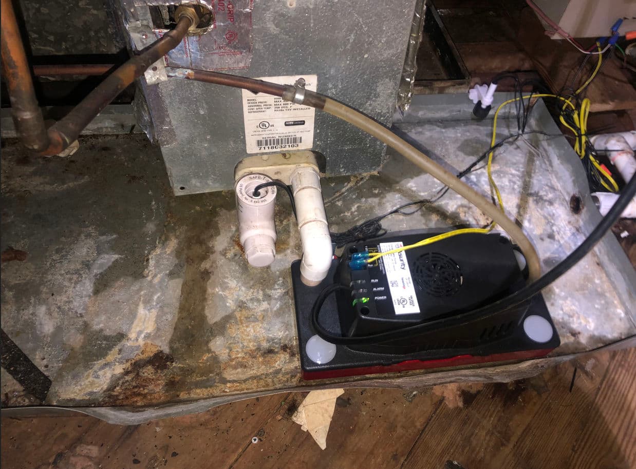 Gallery photos for Condensate Pump Replacement That Stops the Mess: Image #2