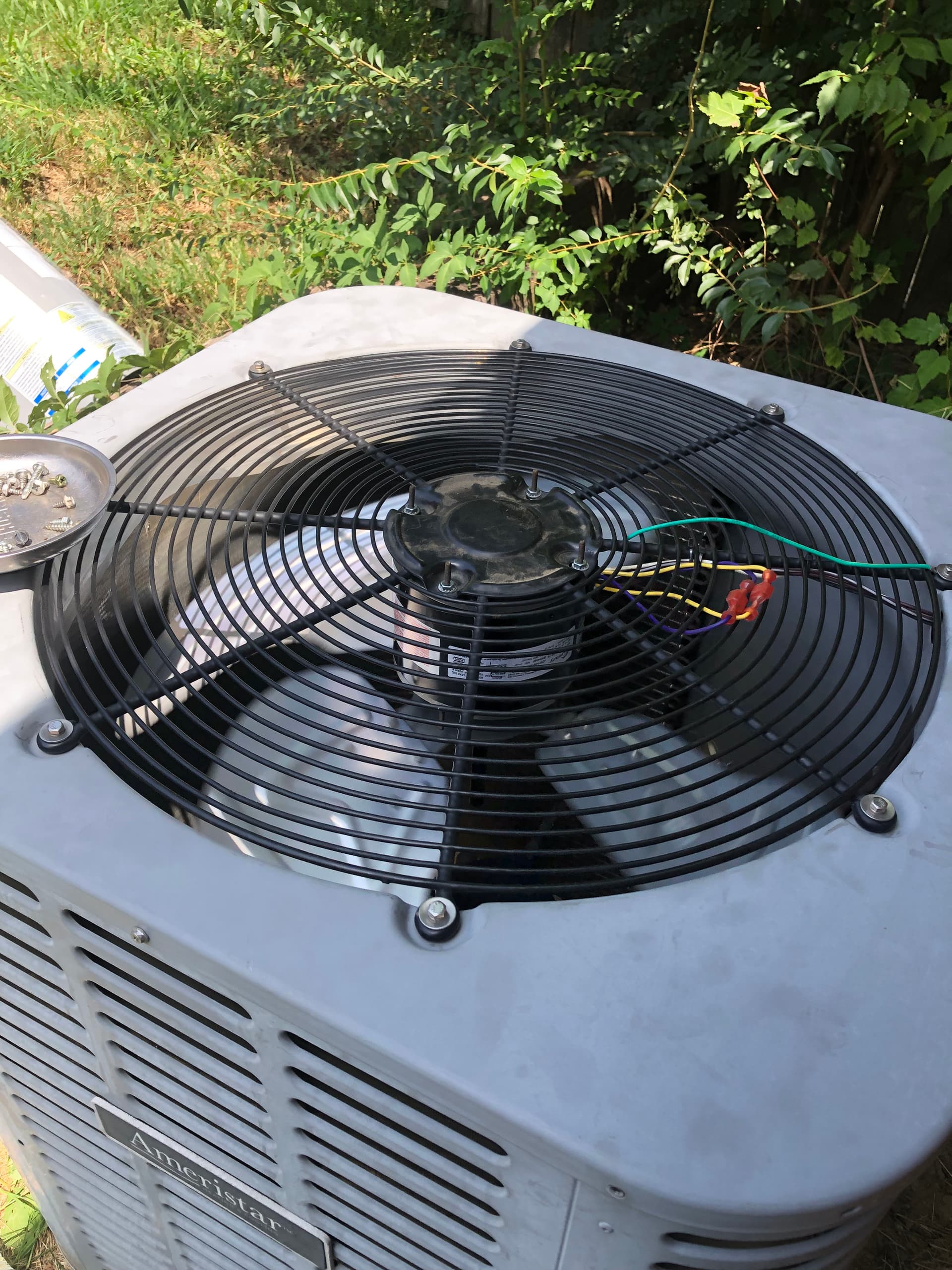Condenser Fan Motor Replacement on an Ameristar AC Unit
