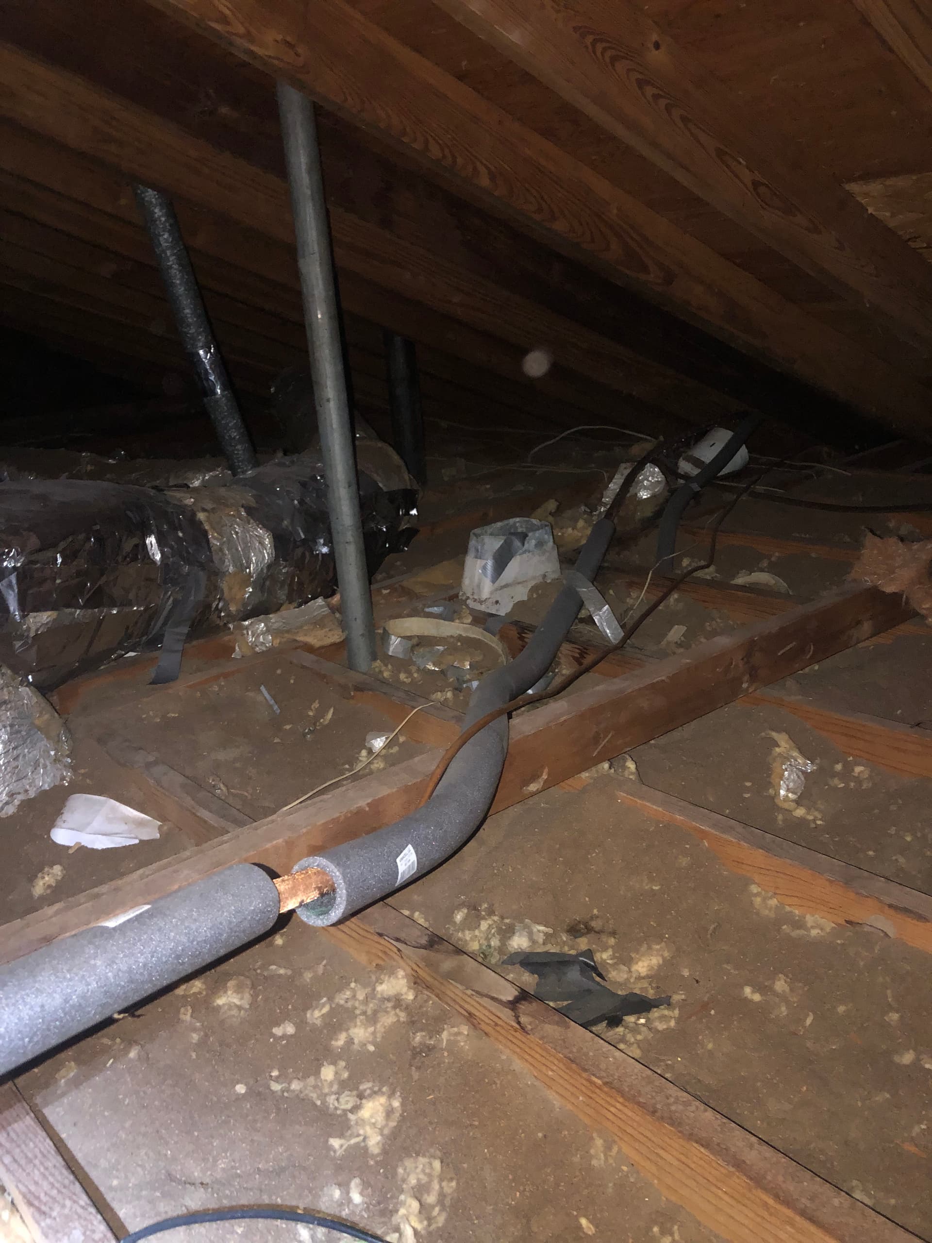 Gallery photos for Why Your AC Struggles When Attic Refrigerant Lines Are Uninsulated: Image #2