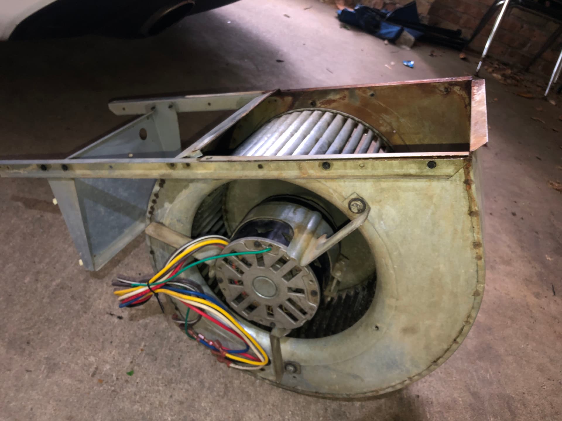 Gallery photos for Blower Assembly Pull and Clean Before and After: Image #5