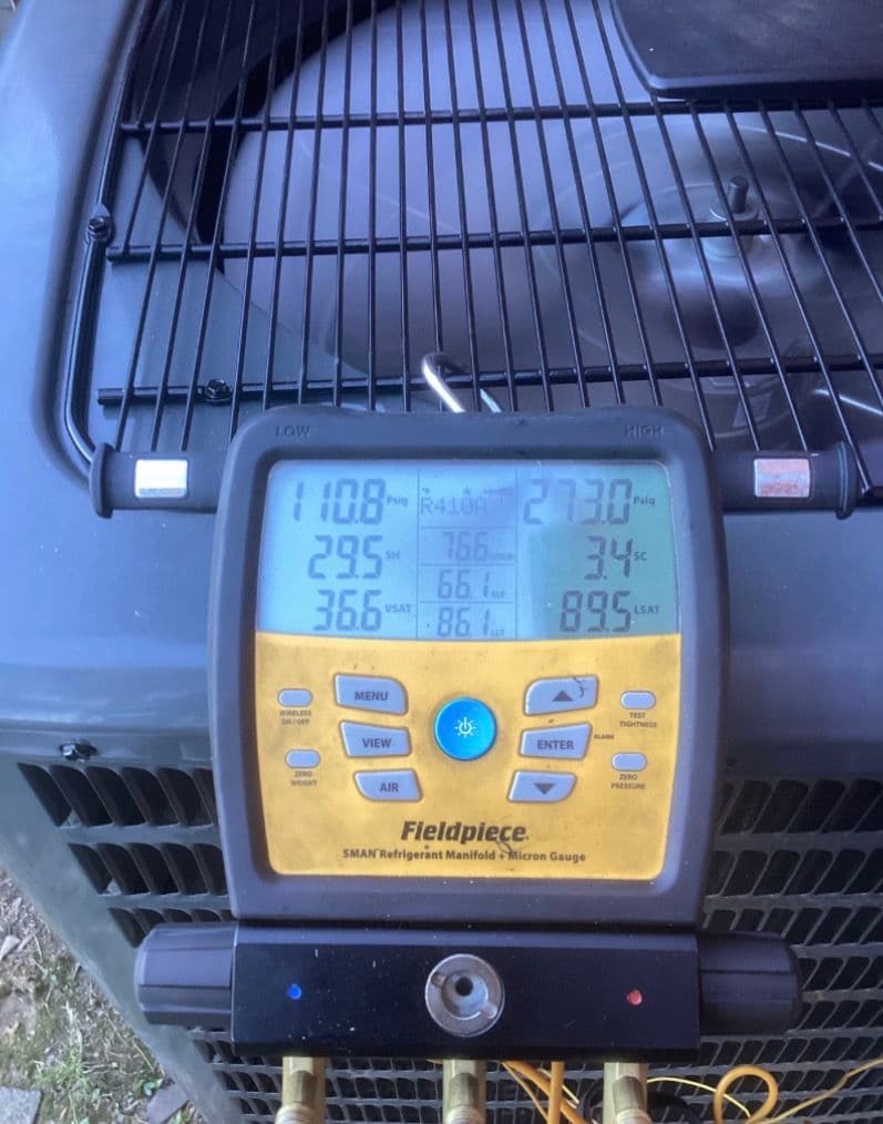 Project Old Condenser Out, New Goodman Unit In and Running Right image