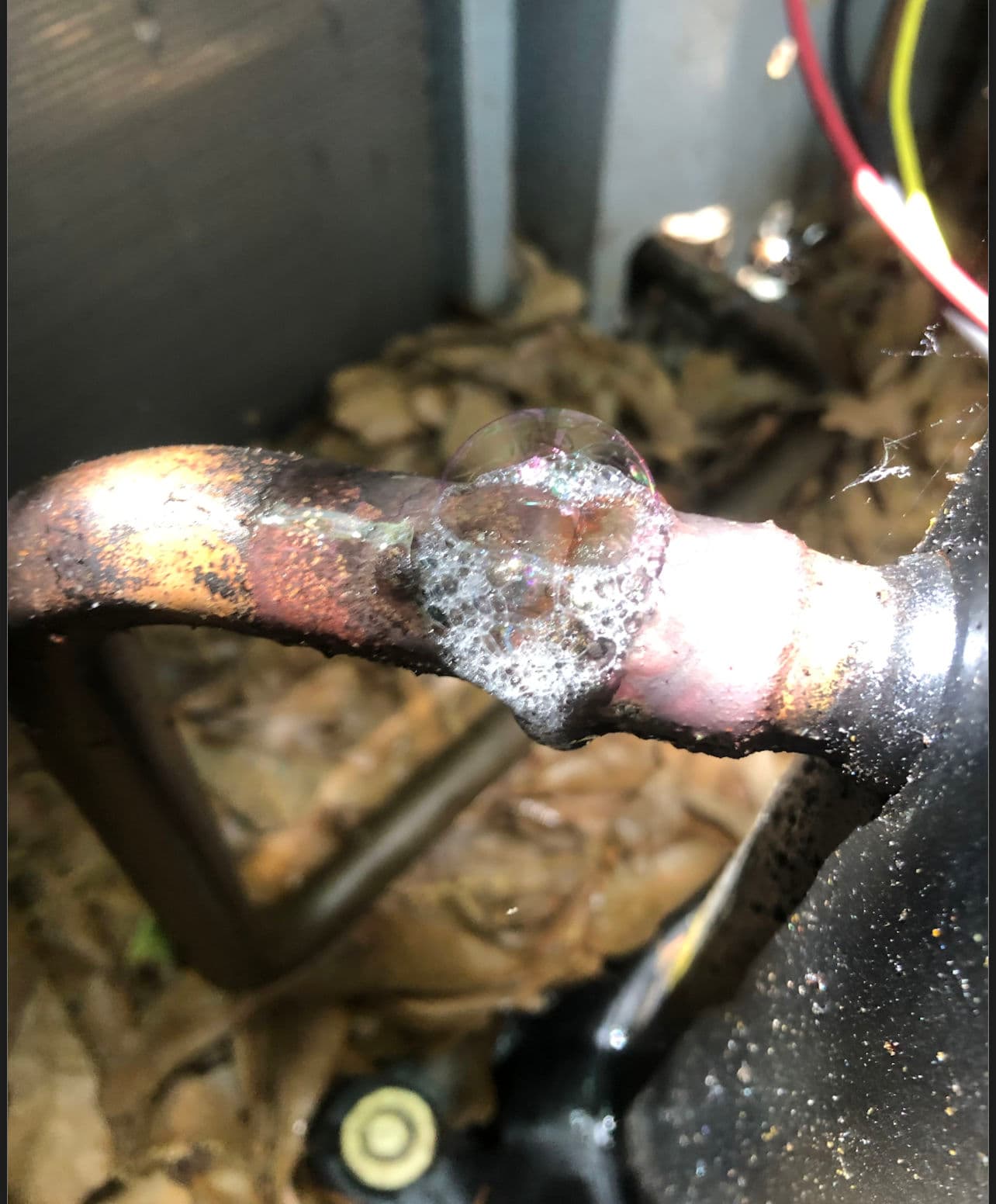 Gallery photos for Dirty Coil and Refrigerant Leak Robbing Your AC of Cooling Power: Image #1