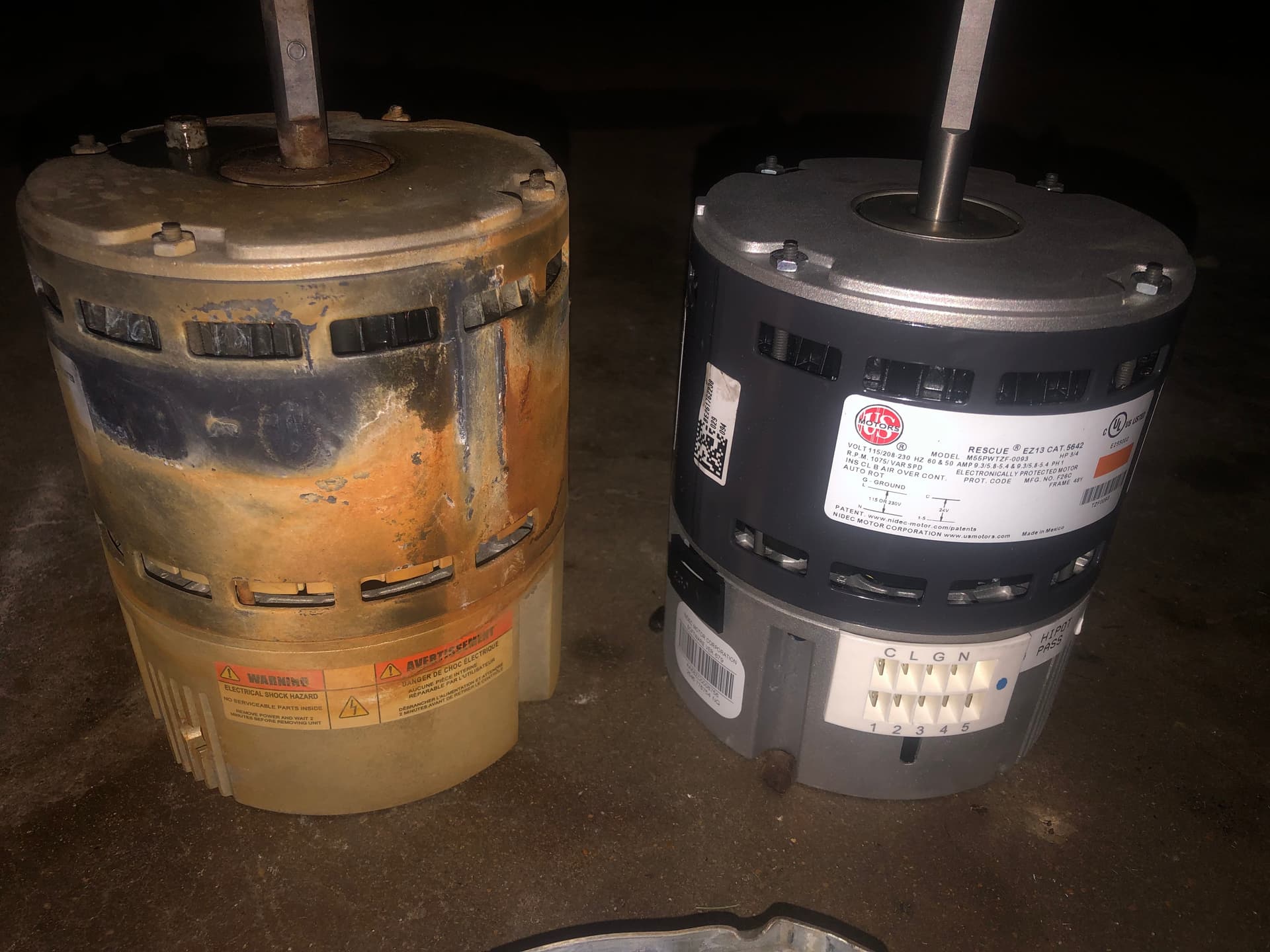 Gallery photos for ECM Blower Motor Replacement That Got the Air Moving Again: Image #2