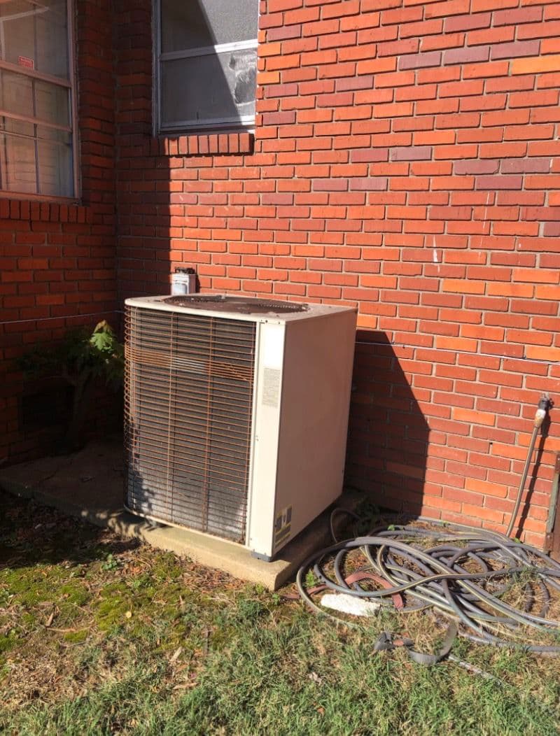 Gallery photos for Old Condenser Out, New Goodman Unit In and Running Right: Image #1