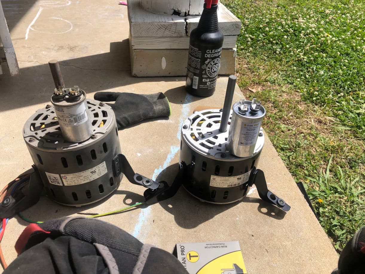 Gallery photos for Blower Motor Replacement and Wheel Cleaning on a Struggling HVAC System: Image #2