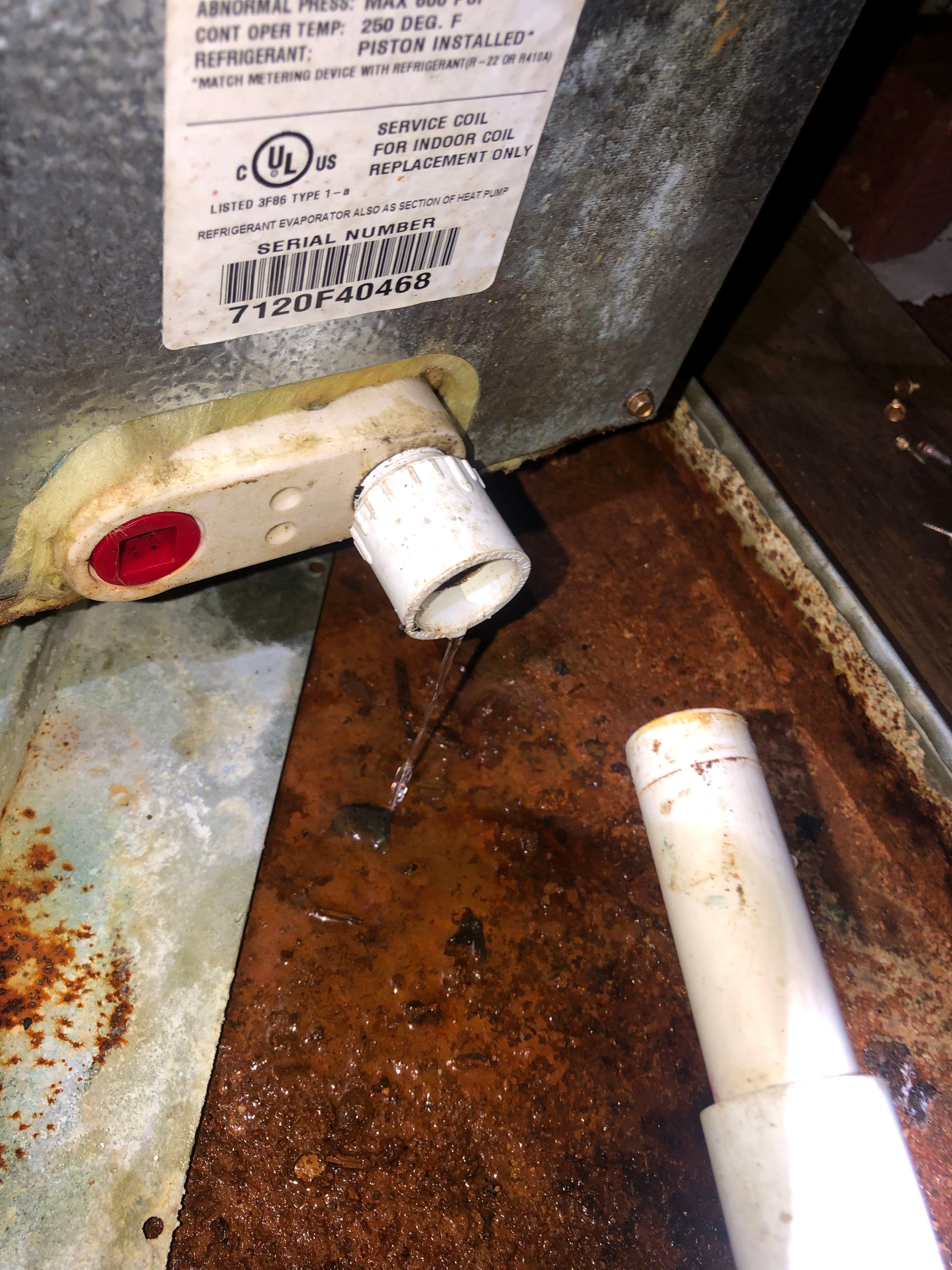 Project A Clogged Condensate Drain Line Left This System in Bad Shape image