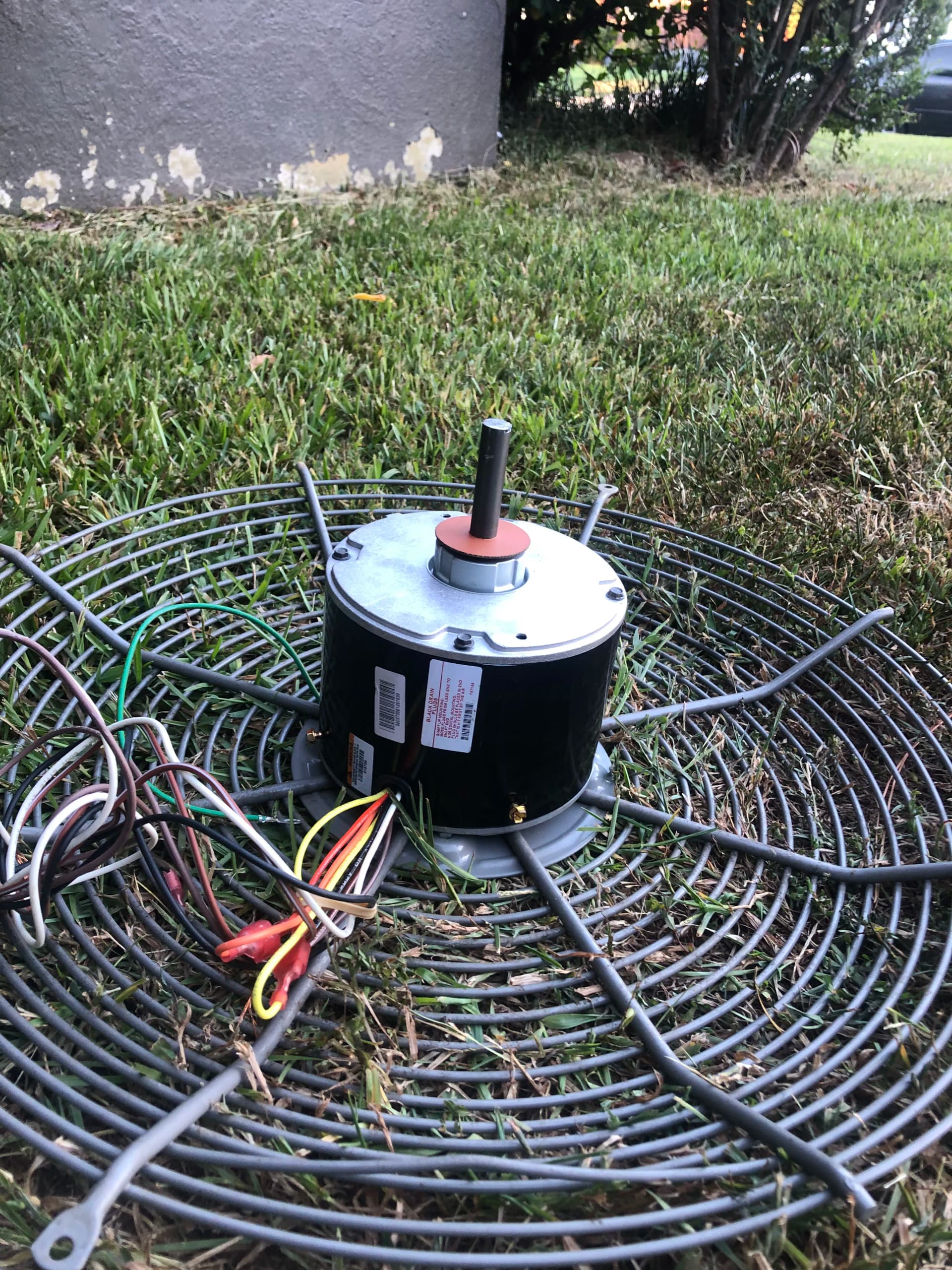 Gallery photos for Worn Condenser Fan Motor Replaced to Restore Reliable Cooling: Image #1