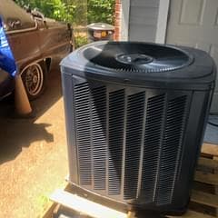 Gallery photos for Worn-Out Condenser Unit Replaced and System Back Running: Image #1