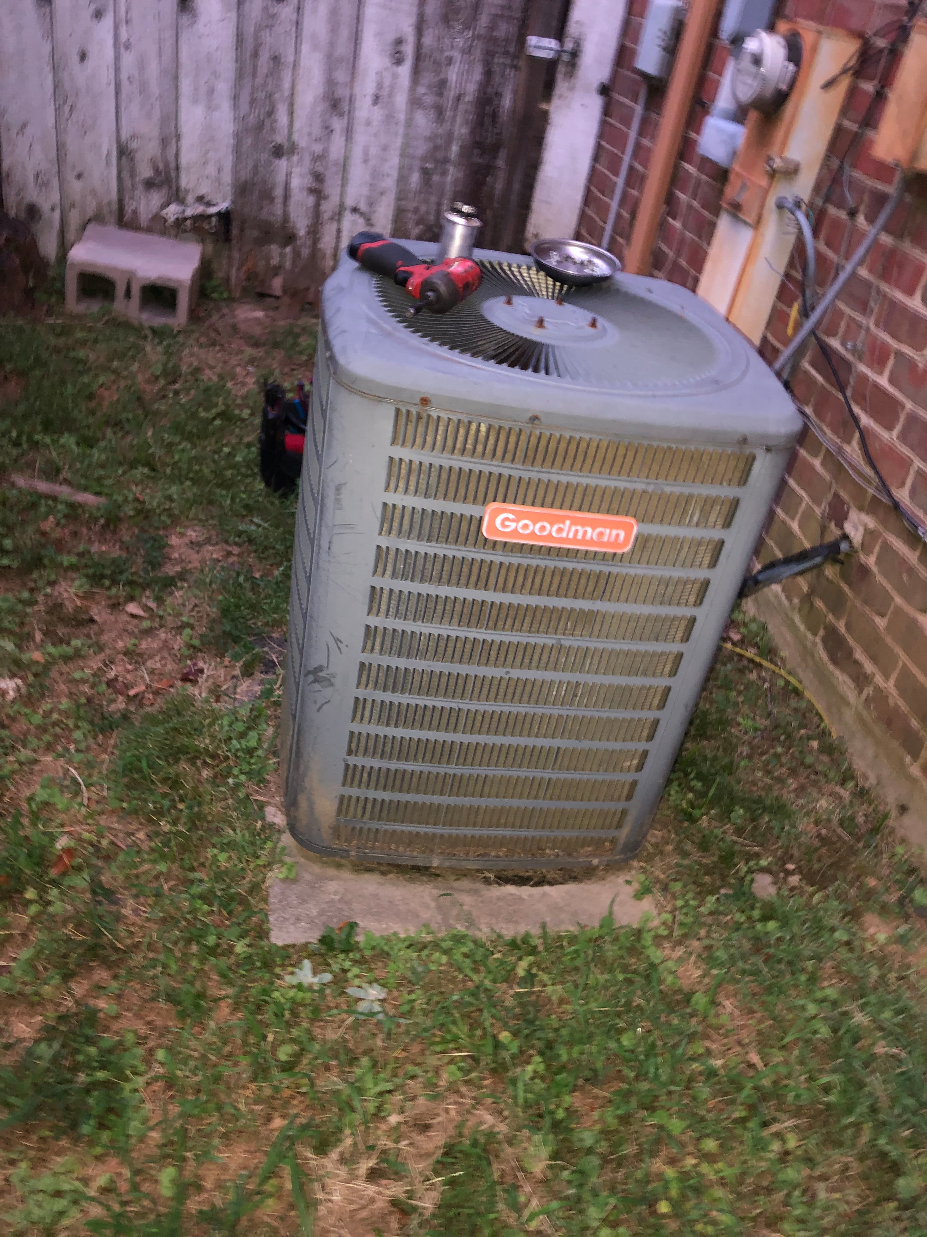 Project AC Capacitor Replacement on a Goodman Unit That Stopped Cooling image