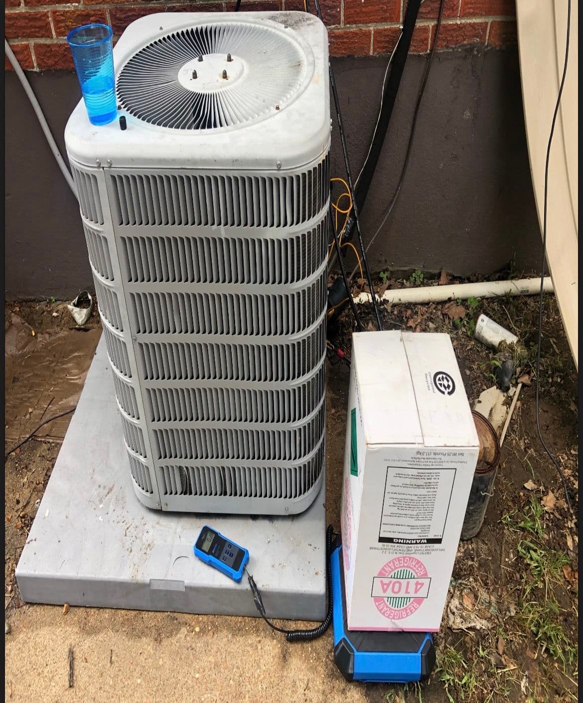Gallery photos for AC Not Cooling in Memphis - Dirty Coils and Low Refrigerant Fixed: Image #2