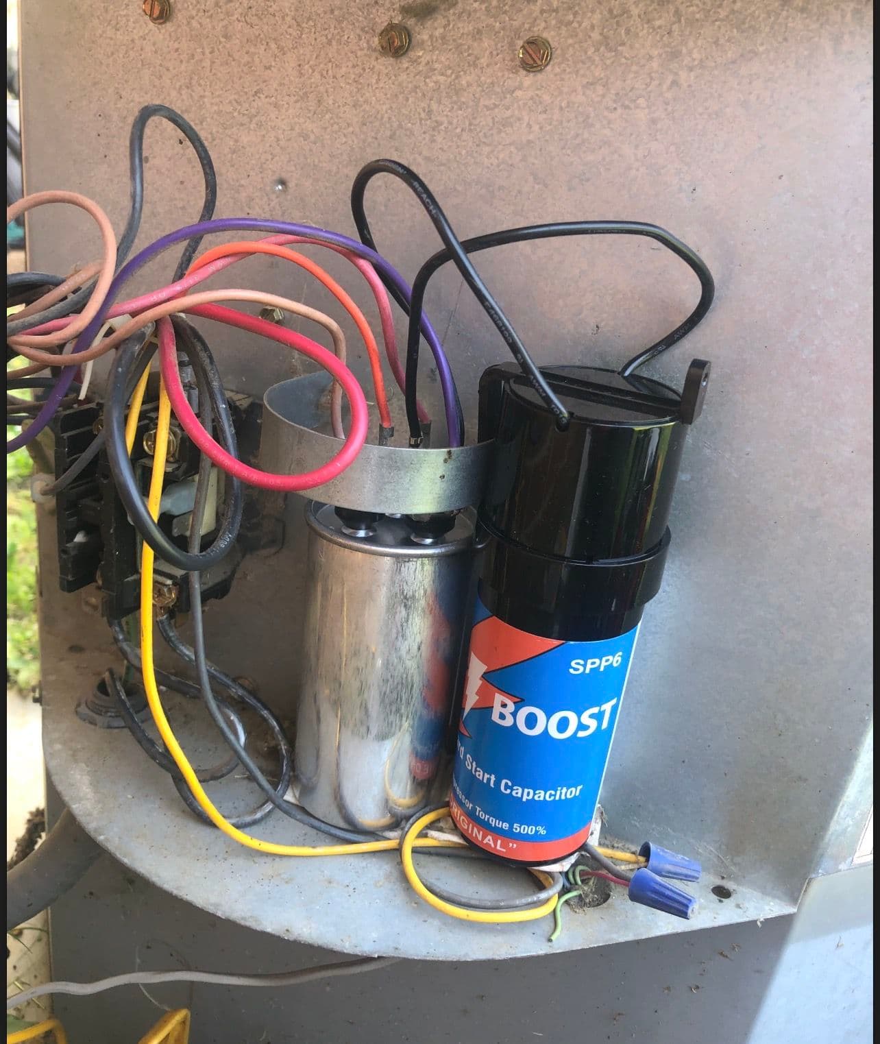 Gallery photos for AC Repair in Memphis - Capacitor Replacement and Hard Start Kit Install: Image #3